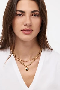 Ana Luisa Lev Bold Heart Necklace