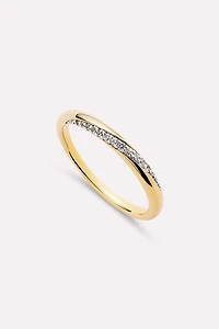 Ana Luisa Kira Slim Gold Band Ring