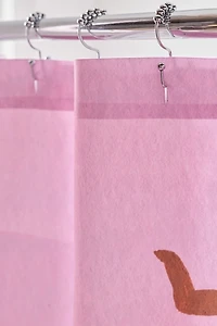 Lay Down Beach Day Shower Curtain