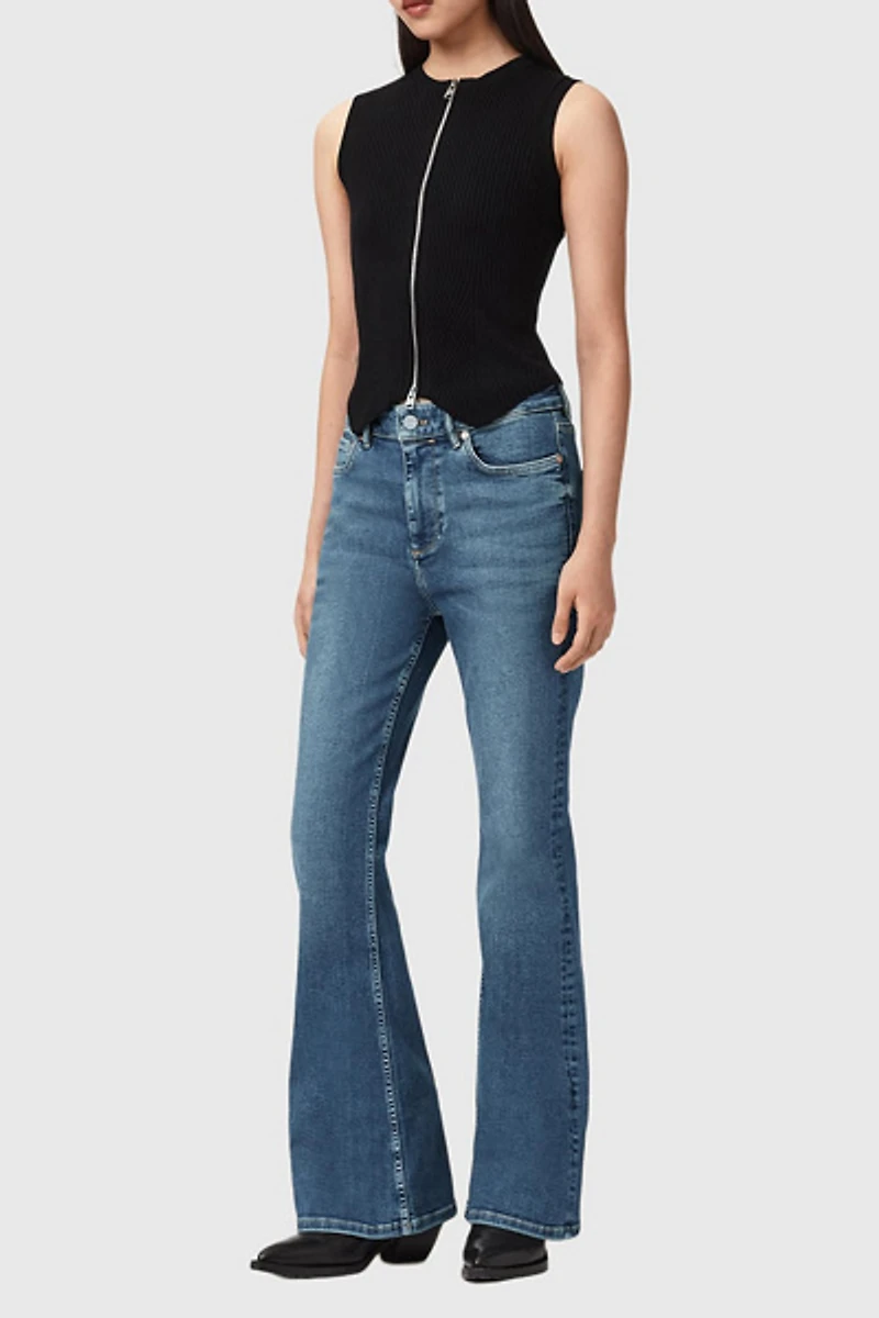AllSaints Maisie High-Rise Flare Jean
