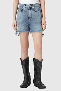 AllSaints Frankie Studded Denim Jorts