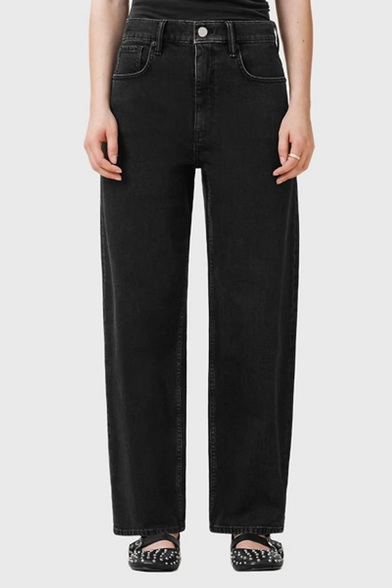 AllSaints Sadie High-Rise Barrel Leg Jean