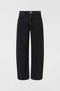 AllSaints Sadie High-Rise Barrel Leg Jean
