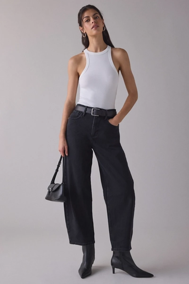 AllSaints Sadie High-Rise Barrel Leg Jeans