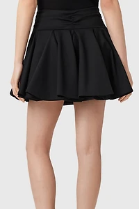 AllSaints Tulip Ponte Godet Mini Skirt
