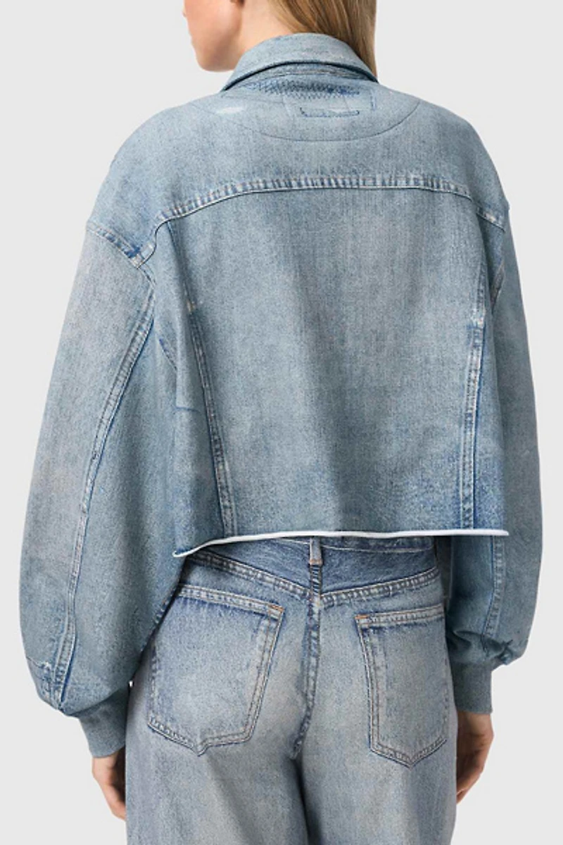 AllSaints Anders French Terry Illusion Shacket