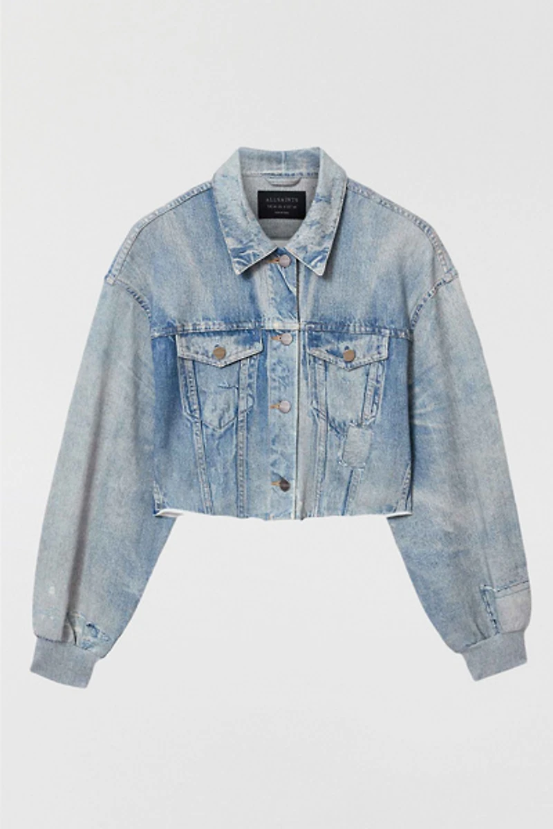 AllSaints Anders French Terry Illusion Shacket