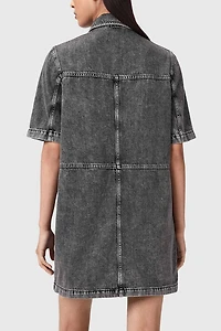 AllSaints Rock Denim Mini Dress