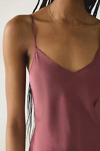 AllSaints Bryony Satin Slip Maxi Dress
