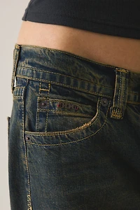 BDG Kayla Studded Rip + Repair Low-Rise Jeans