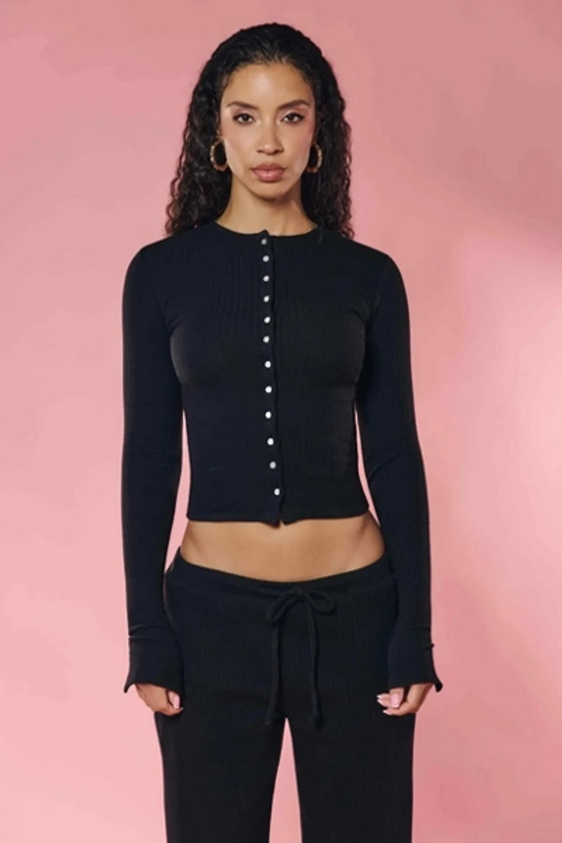 Staple & Hue Rib Knit Cardigan