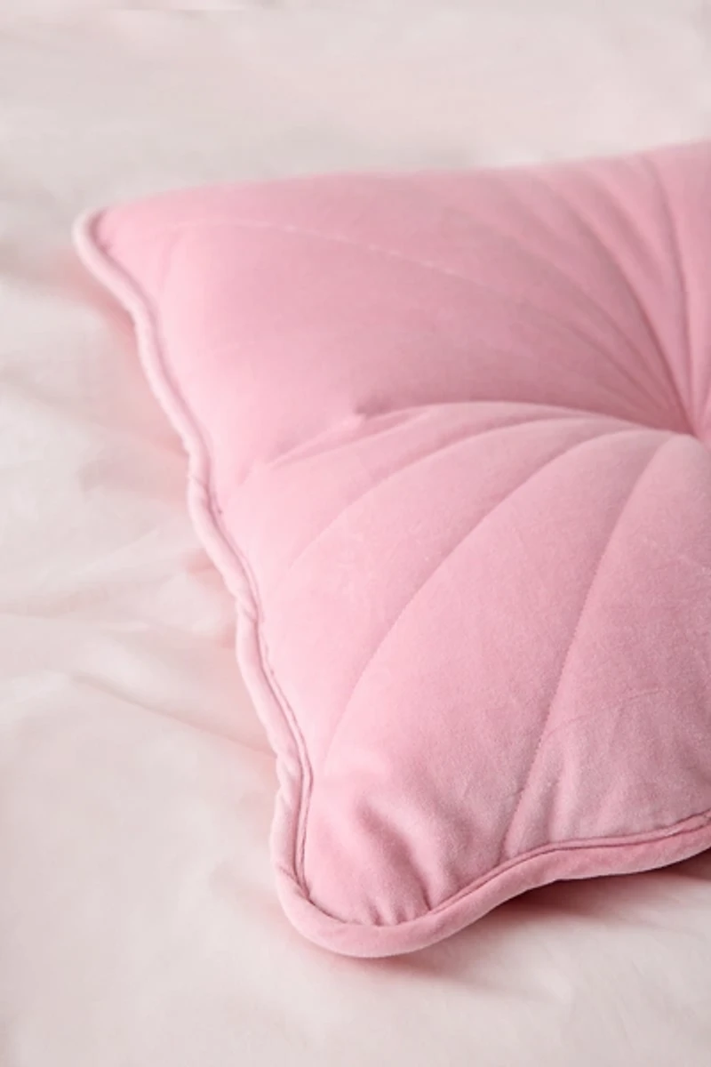 Emma Pintuck Velvet Throw Pillow