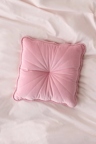 Emma Pintuck Velvet Throw Pillow