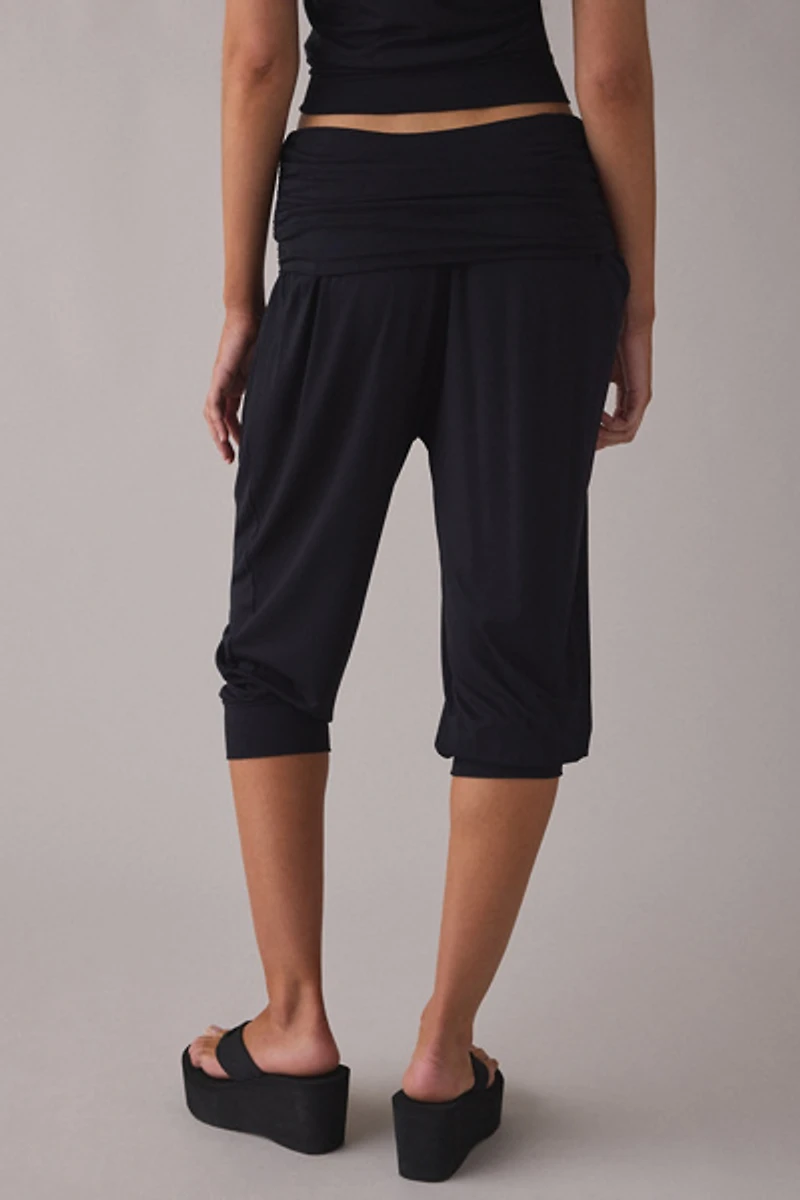 Out From Under Stormy Foldover Culotte Pants