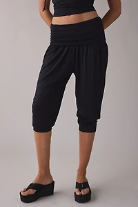 Out From Under Stormy Foldover Culotte Pants