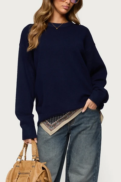Edikted Ximenia Cutout Back Sweater