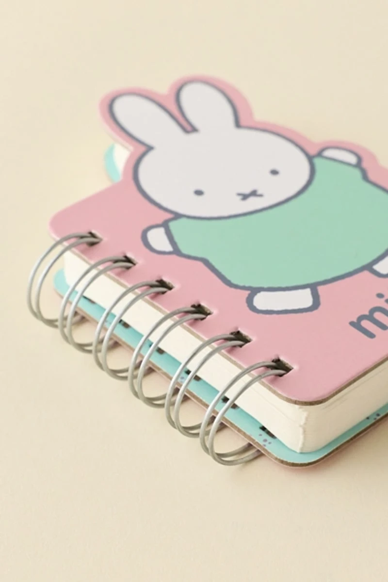 Miffy Figure Die-Cut Pocket-Sized Notebook