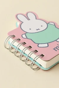 Miffy Figure Die-Cut Pocket-Sized Notebook
