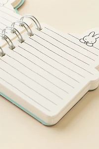 Miffy Figure Die-Cut Pocket-Sized Notebook