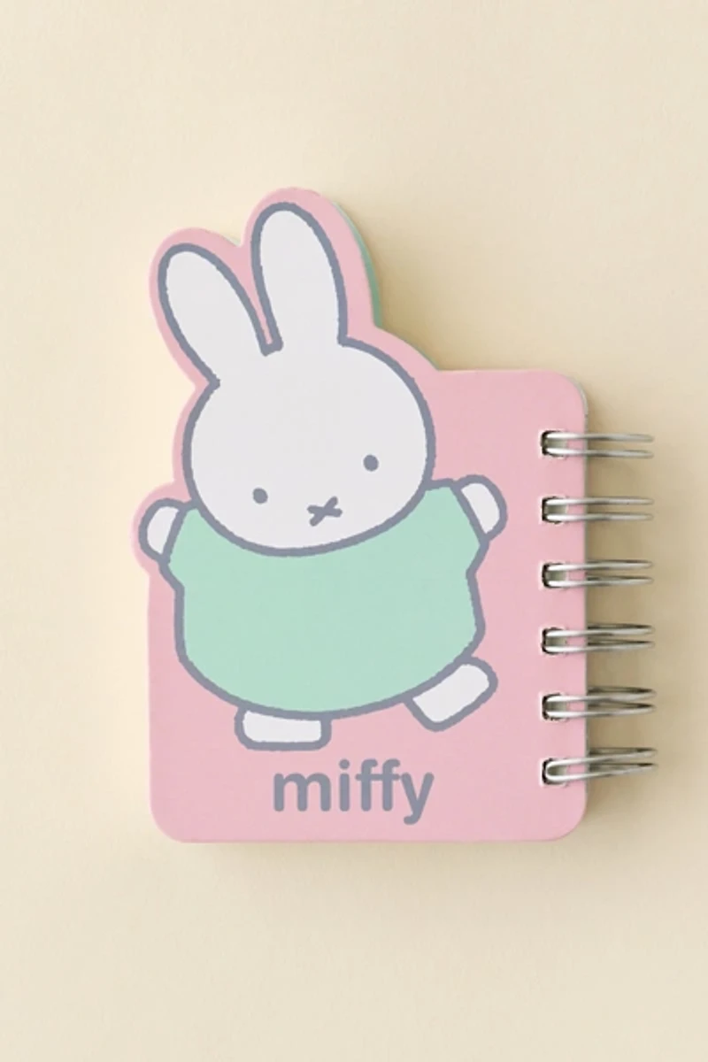 Miffy Figure Die-Cut Pocket-Sized Notebook