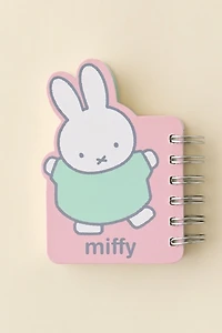 Miffy Figure Die-Cut Pocket-Sized Notebook