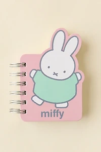 Miffy Figure Die-Cut Pocket-Sized Notebook