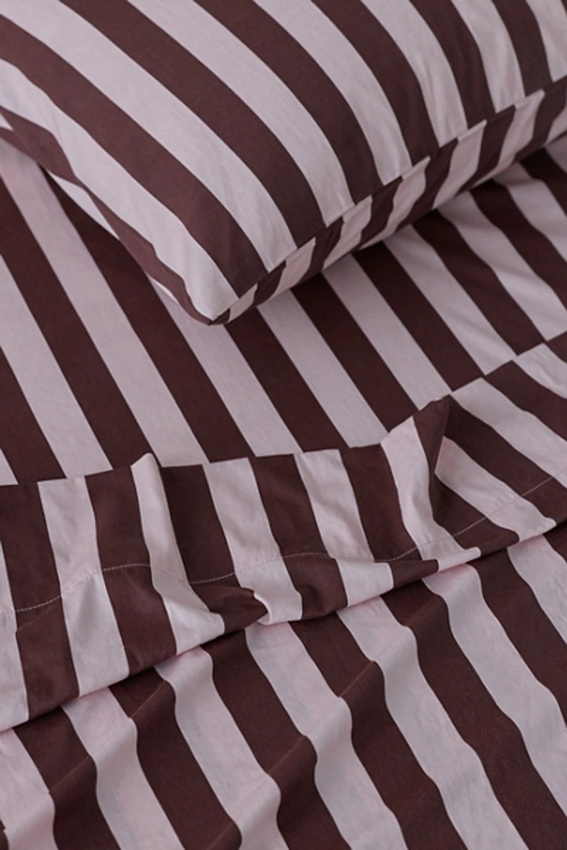 Regina Patterned Cotton Sateen Sheet Set