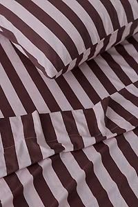 Regina Patterned Cotton Sateen Sheet Set