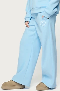 Edikted Love Wide Leg Sweatpants