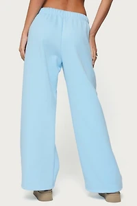 Edikted Love Wide Leg Sweatpants