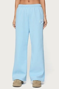 Edikted Love Wide Leg Sweatpants