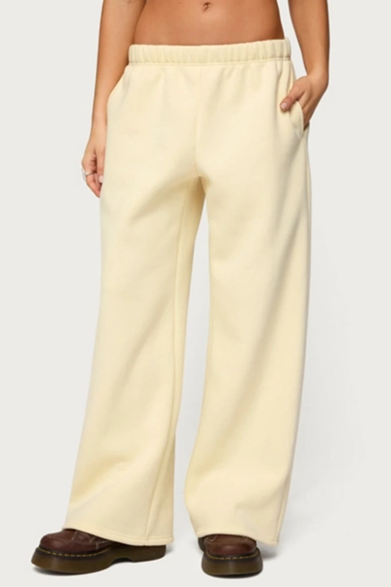 Edikted Jaylie Wide Leg Sweatpants