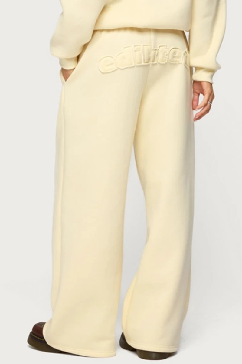 Edikted Jaylie Wide Leg Sweatpants