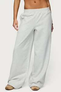 Edikted Jacie Wide Leg Sweatpants