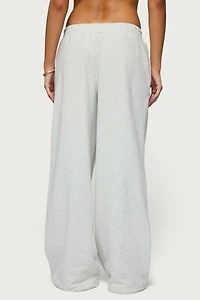 Edikted Jacie Wide Leg Sweatpants