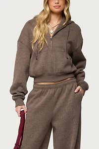 Edikted Laulie Zip Up Hoodie