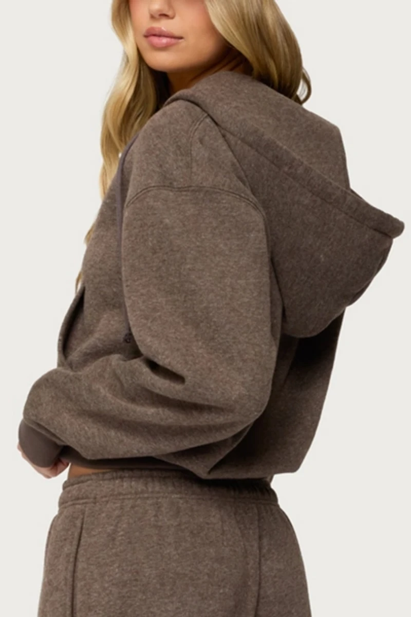 Edikted Laulie Zip Up Hoodie