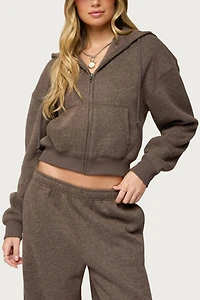 Edikted Laulie Zip Up Hoodie
