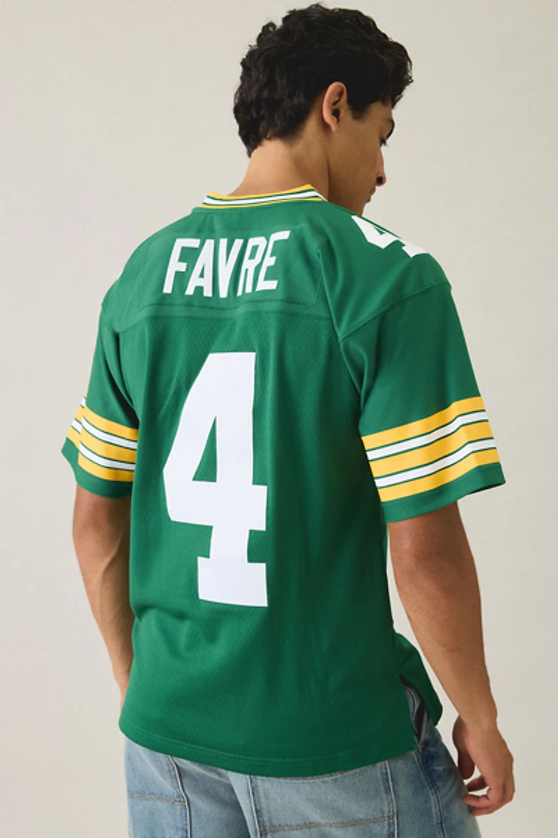 Mitchell & Ness NFL Green Bay Packers Brett Favre Throwback Football Jersey