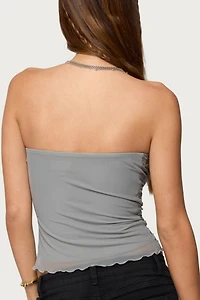 Edikted Izetta Embellished Strapless Top