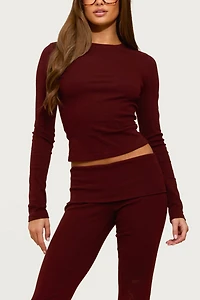 Edikted Ivanne Long Sleeve T Shirt