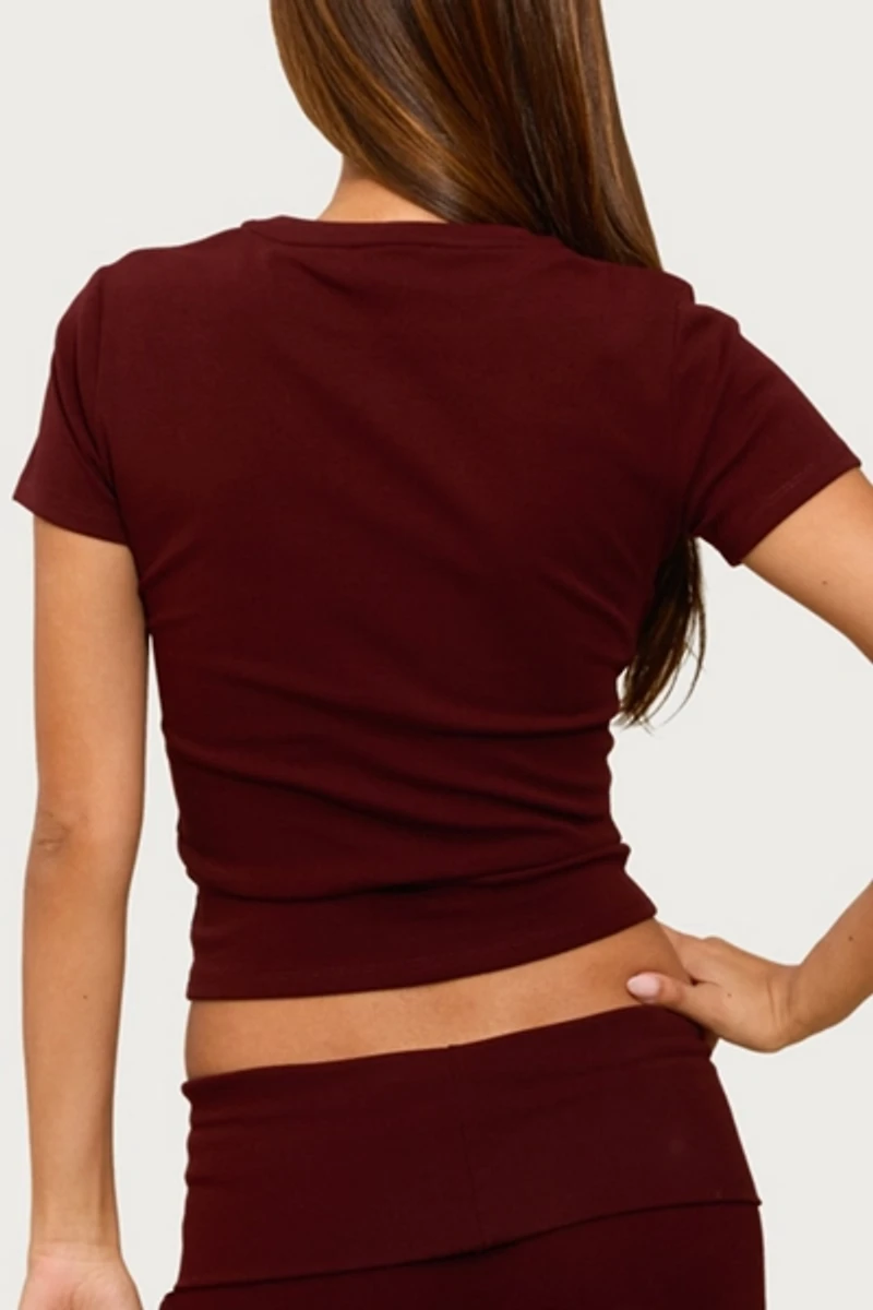 Edikted Emelia Fitted T Shirt