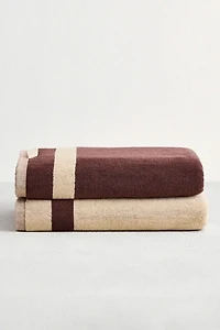 Bed Threads Two-Toned Bath Towels Set