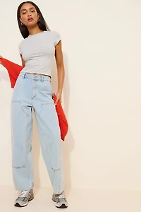 Obey Leah Baggy Double Knee Jeans