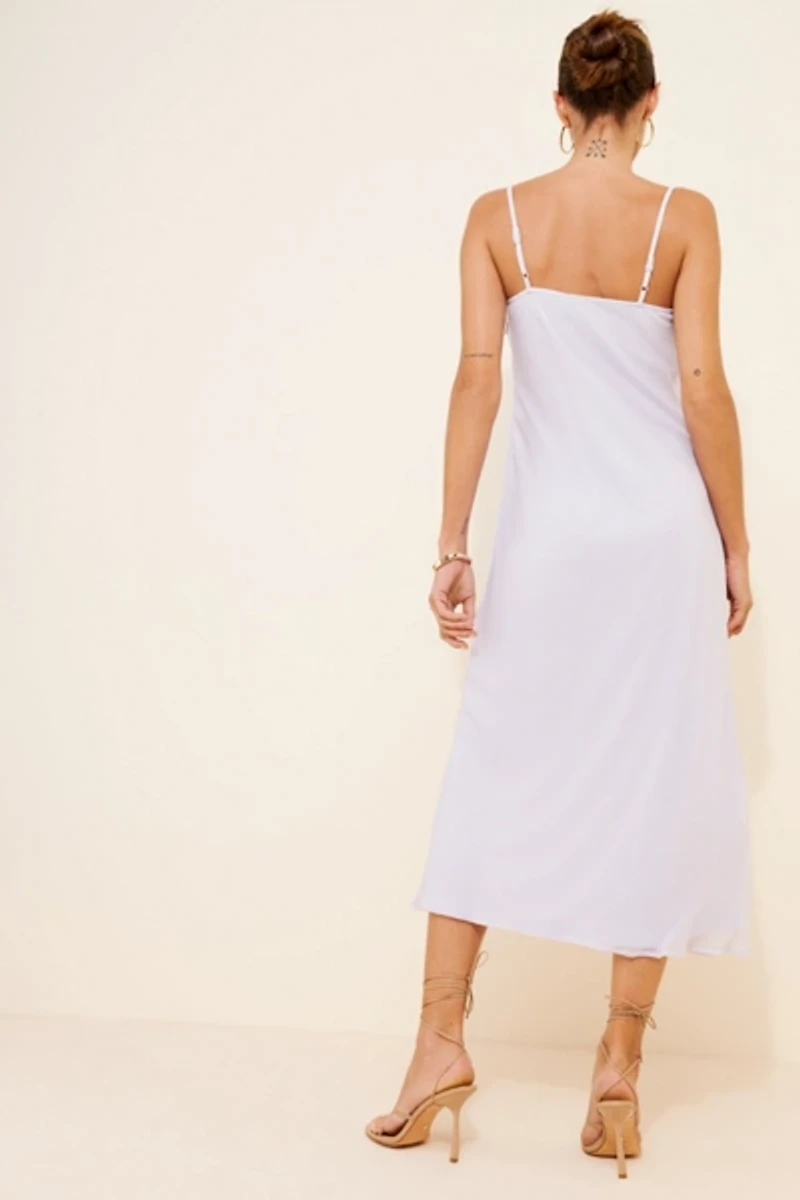 Vero Moda Waterfall Slip Midi Dress
