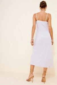 Vero Moda Waterfall Slip Midi Dress