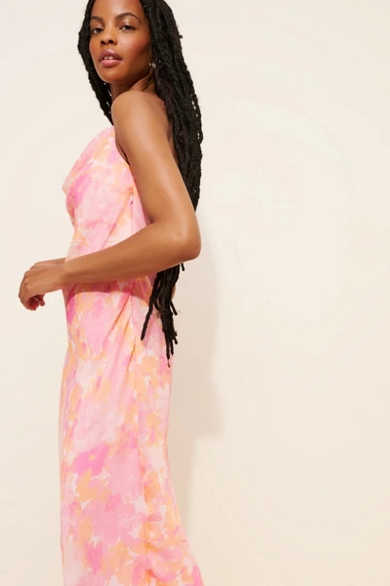 Vero Moda Waterfall Slip Midi Dress