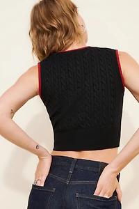 Lioness Cobain Cable Knit Vest
