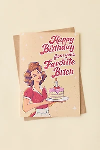 Sleazy Greeting From Your Favorite Birthday Card