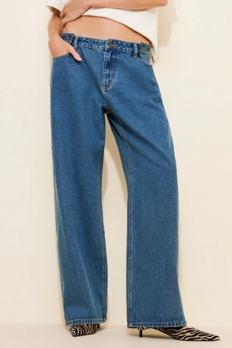 Lioness She's All That Wide-Leg Jeans